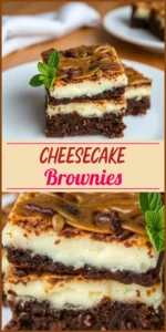 Cheesecake Brownies Vertical Photo