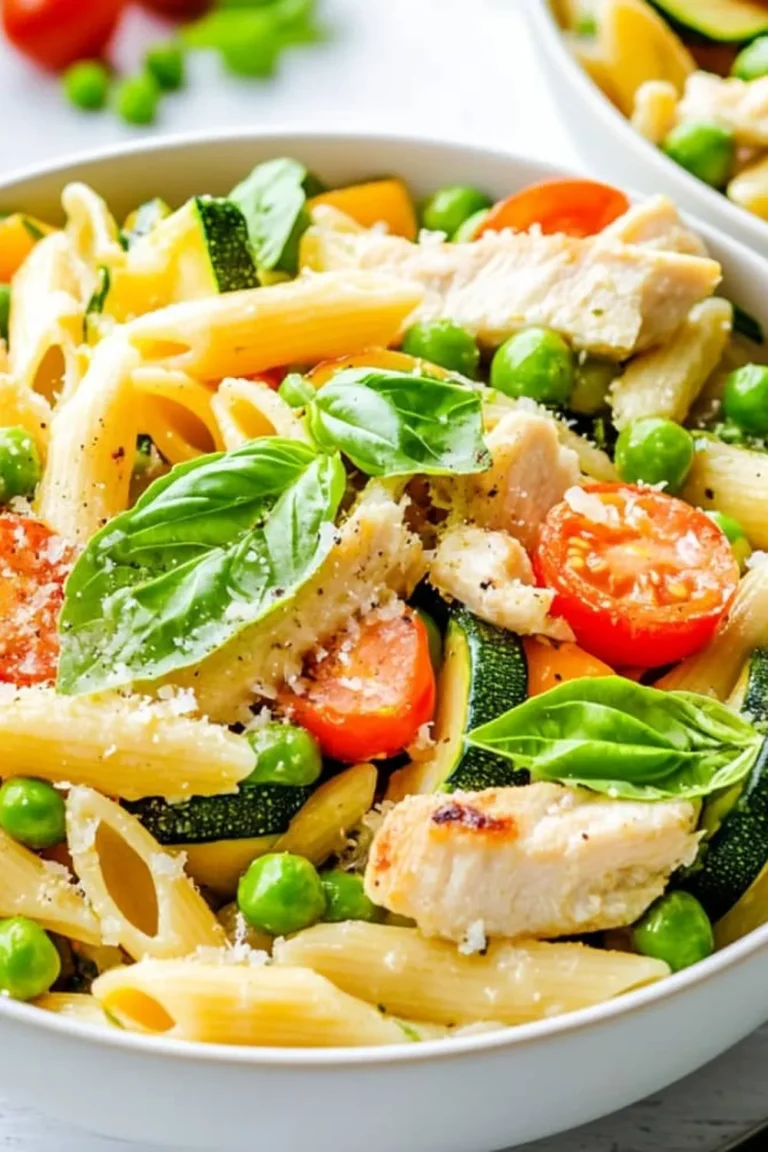 Chicken Pasta Primavera Photo