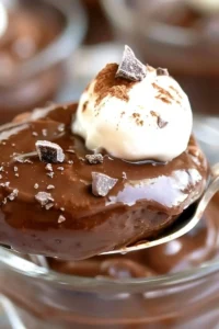 Chocolate Cornstarch Pudding Photo
