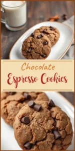 Chocolate Espresso Cookies Vertical Photo