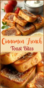 Cinnamon French Toast Bites Vertical Photo