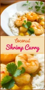 Coconut Shrimp Curry Vertical Photo