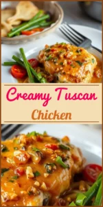 Creamy Tuscan Chicken Vertical Photo