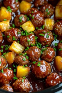 Crockpot Hawaiian Meatballs Photo