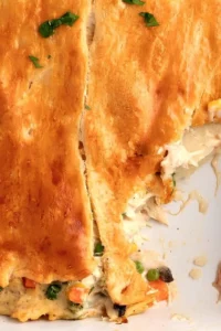 Easy Chicken Pot Pie with Crescent Rolls Photo