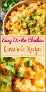 Easy Dorito Chicken Casserole Recipe Vertical Photo