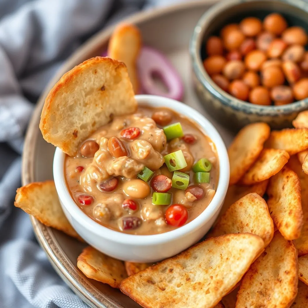 Easy Hot Bean Dip