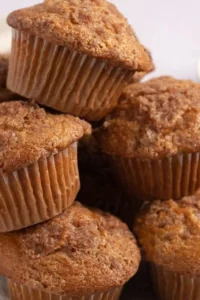 Easy Rhubarb Muffins with Crumb Topping Photo