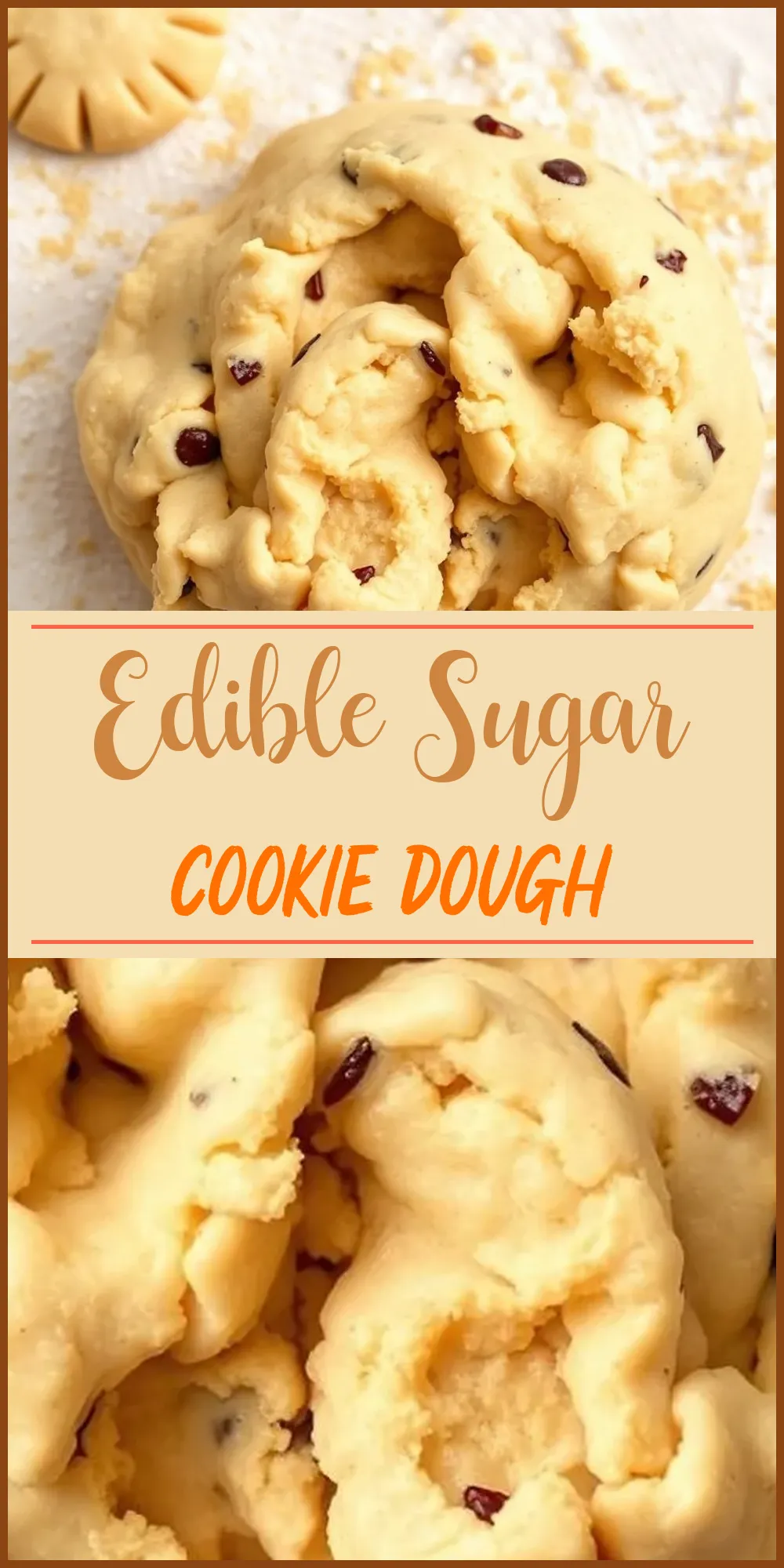 Edible Sugar Cookie Dough Vertical Photo