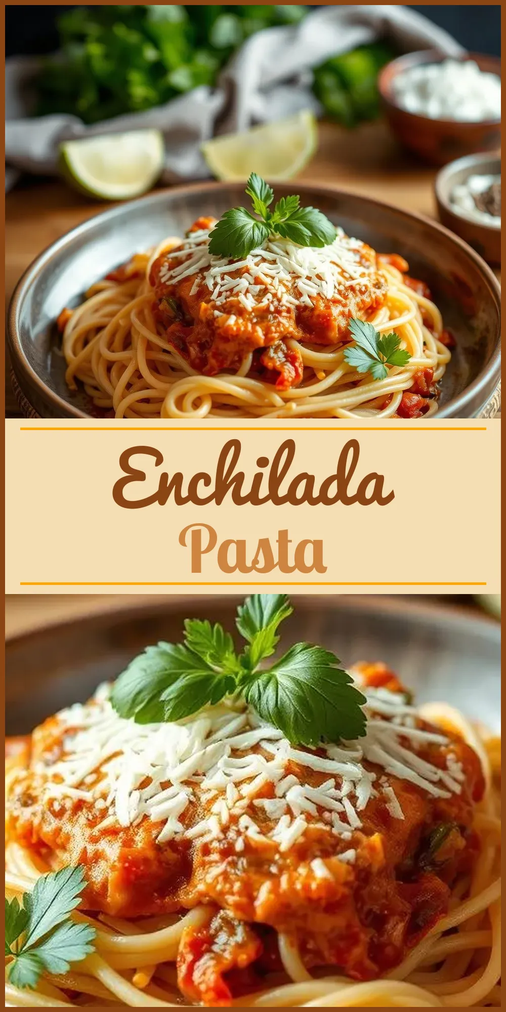 Enchilada Pasta Vertical Photo