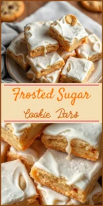 Frosted Sugar Cookie Bars Vertical Photo