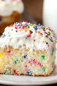 Funfetti Poke Cake Photo