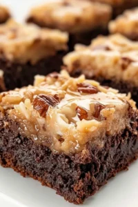 German Chocolate Brownies Photo