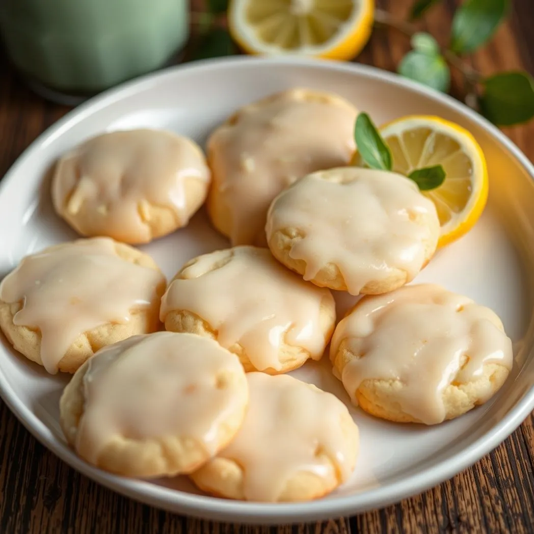 Glazed Lemon Cookies