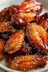 Honey Garlic Chicken Wings Photo