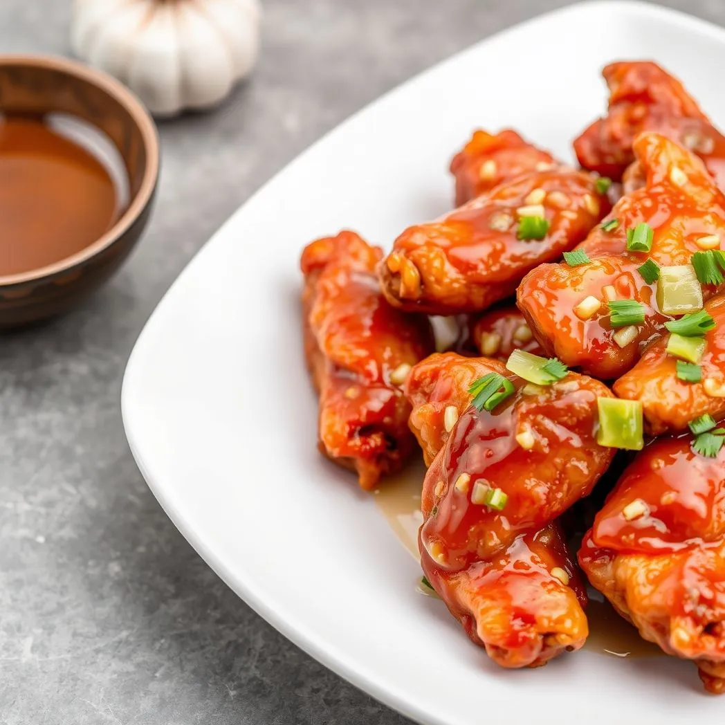 Honey Garlic Chicken Wings