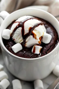 Hot Cocoa Mug Cake Photo