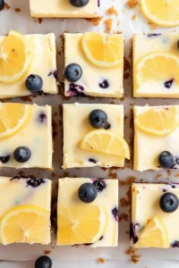 Lemon Blueberry Cheesecake Bars Photo