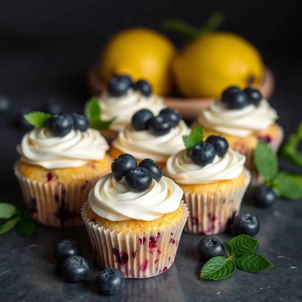 Lemon Blueberry Cupcakes