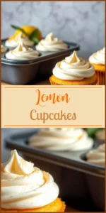 Lemon Cupcakes Vertical Photo