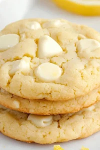 Lemon White Chocolate Chip Cookies Photo