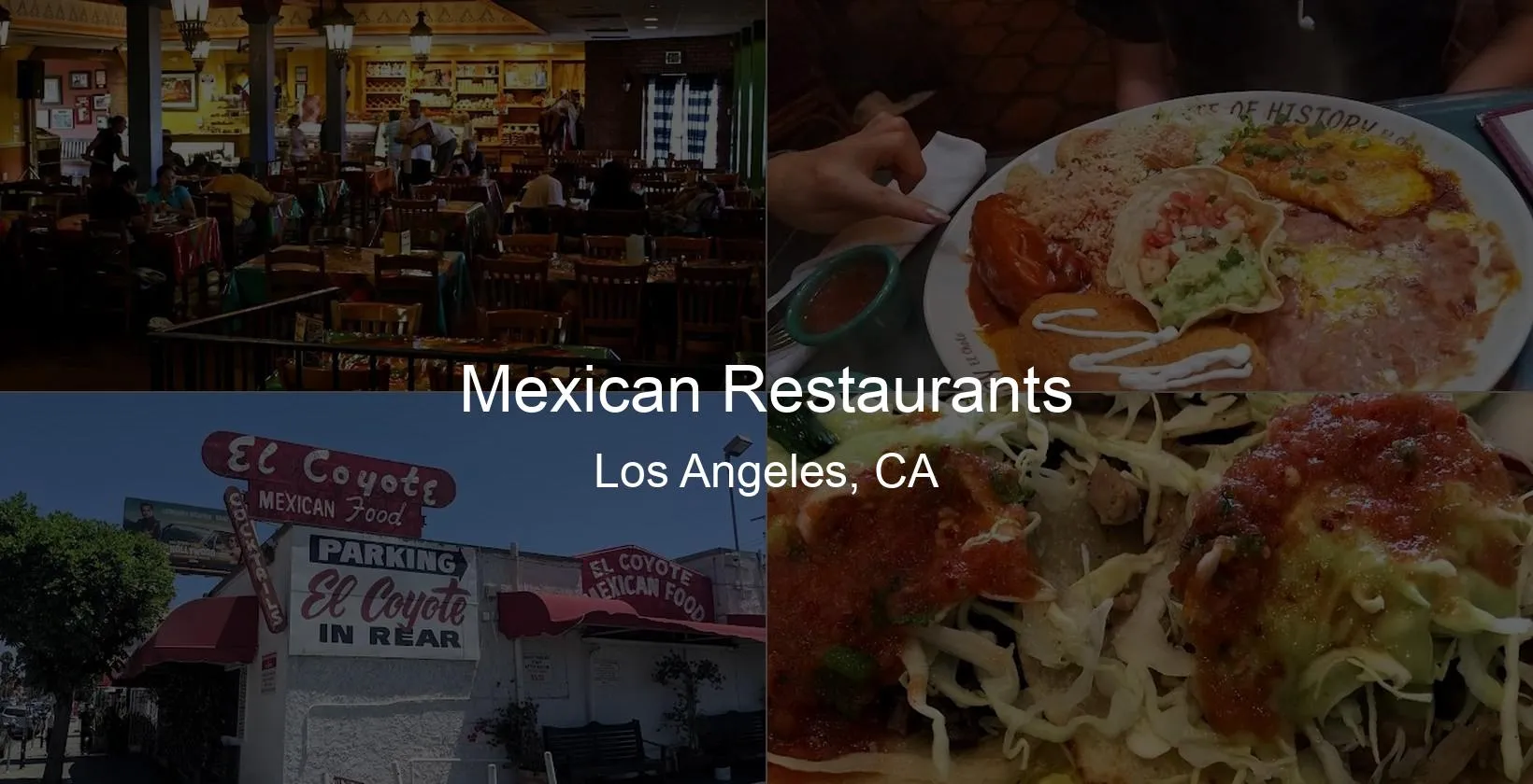 Mexican Restaurants in Los Angeles, CA Photo