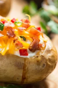 Microwave Baked Potato (Easy Recipe) Photo