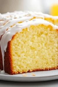 Moist Lemon Loaf Cake Photo