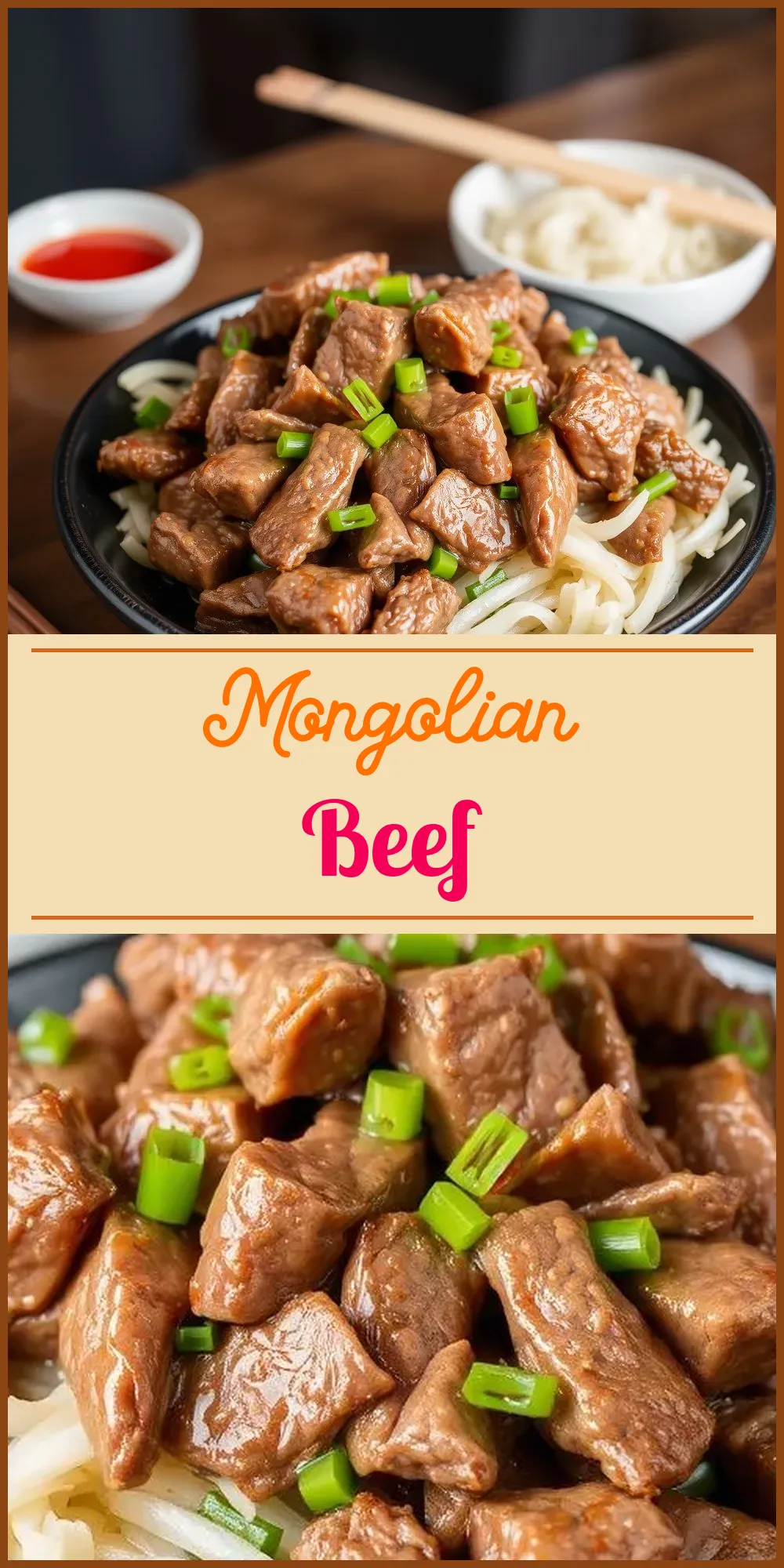Mongolian Beef Vertical Photo