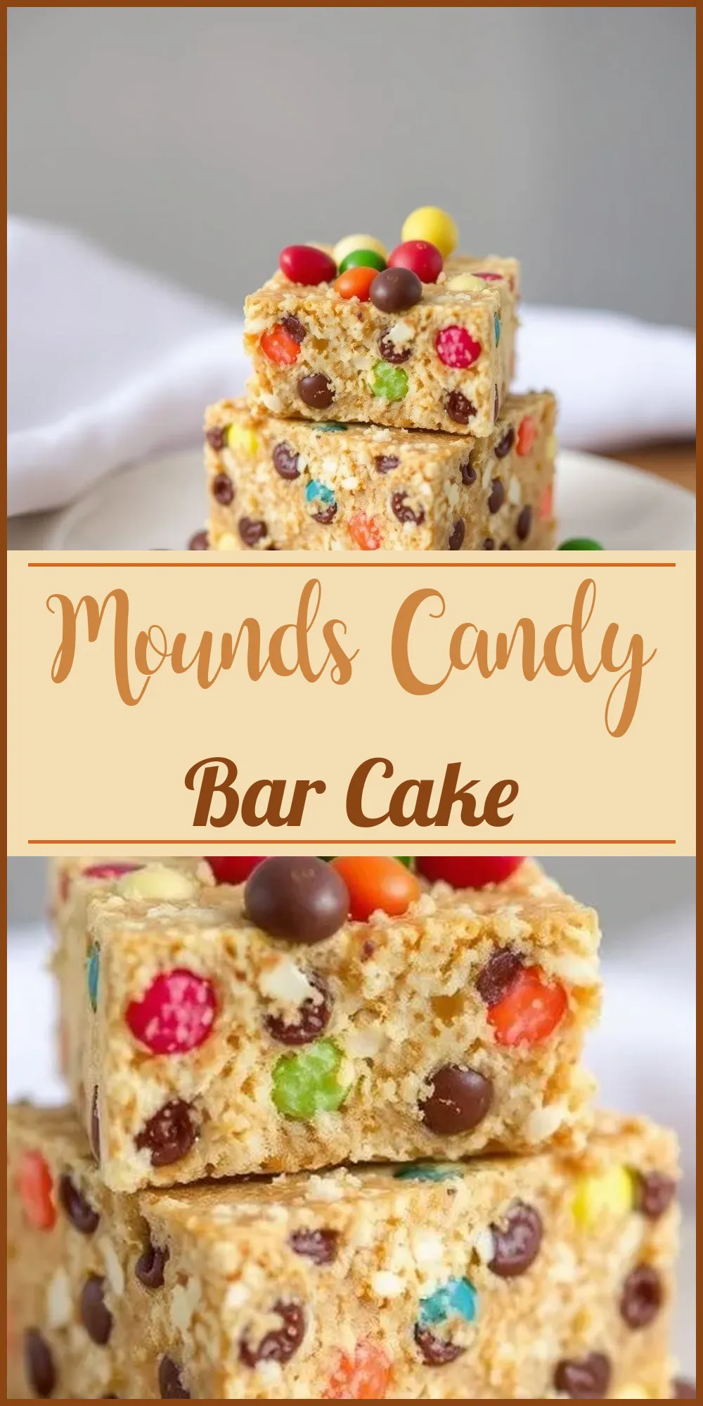 Mounds Candy Bar Cake Vertical Photo