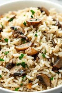 Mushroom Rice Photo