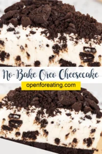 No-Bake Oreo Cheesecake Vertical Photo