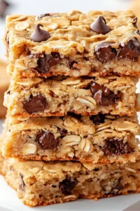 Oatmeal Chocolate Chip Cookie Bars Photo