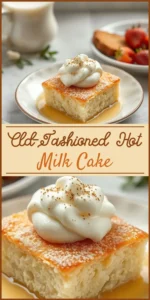 Old-Fashioned Hot Milk Cake Vertical Photo