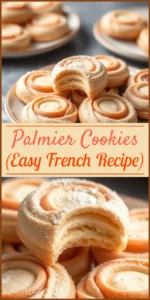 Palmier Cookies (Easy French Recipe) Vertical Photo
