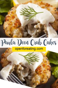 Paula Deen Crab Cakes Vertical Photo