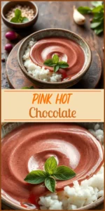Pink Hot Chocolate Vertical Photo