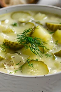 Polish Dill Pickle Soup (Zupa Ogórkowa) Photo
