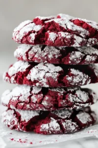 Red Velvet Crinkle Cookies (Easy Recipe) Photo