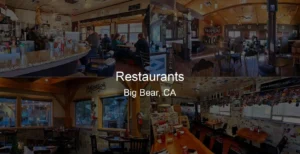 Restaurants in Big Bear, CA Photo