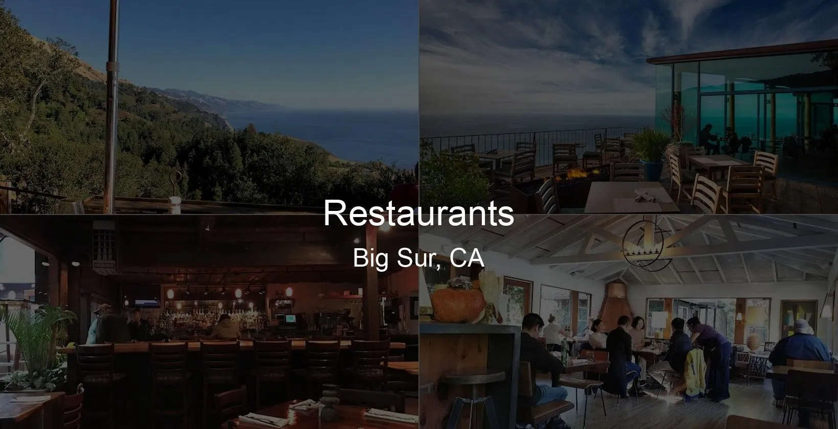 Restaurants in Big Sur, CA Photo