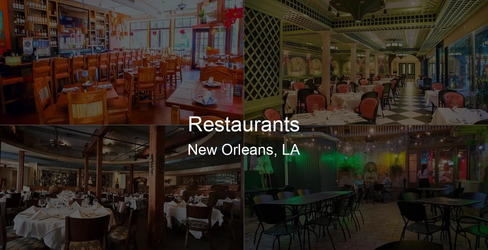 Restaurants in New Orleans, LA Photo