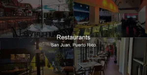 Restaurants in San Juan, Puerto Rico Photo