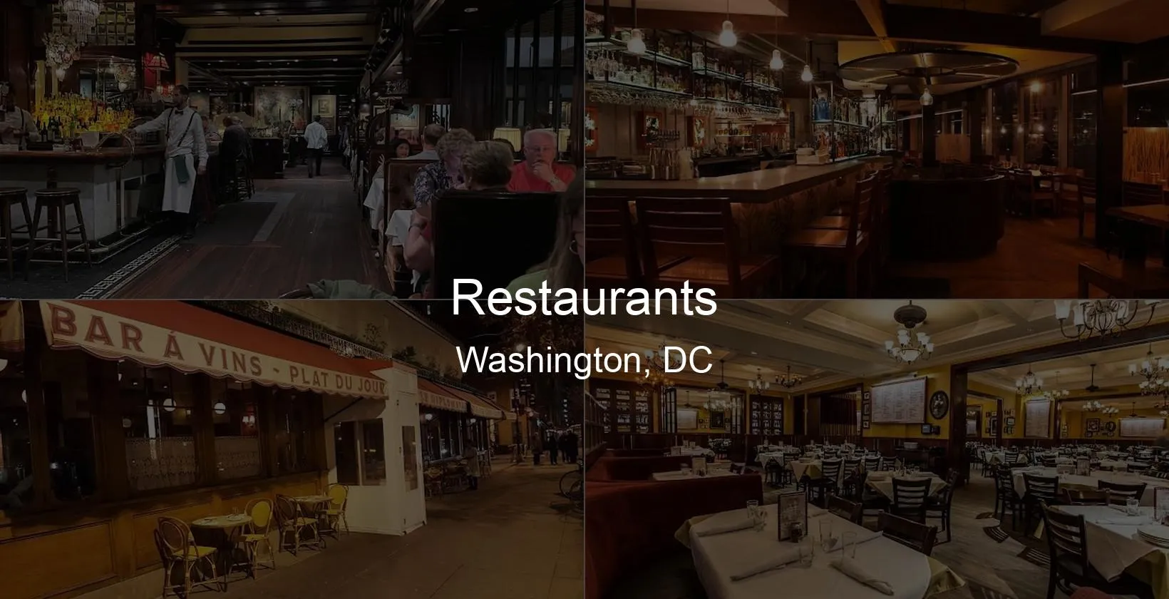 Restaurants in Washington, DC Photo