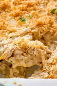 Ritz Cracker Chicken Casserole Photo