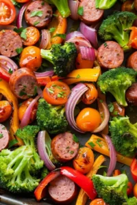 Sheet Pan Sausage and Veggies Photo