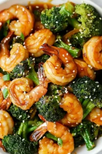Shrimp and Broccoli Stir-Fry Photo