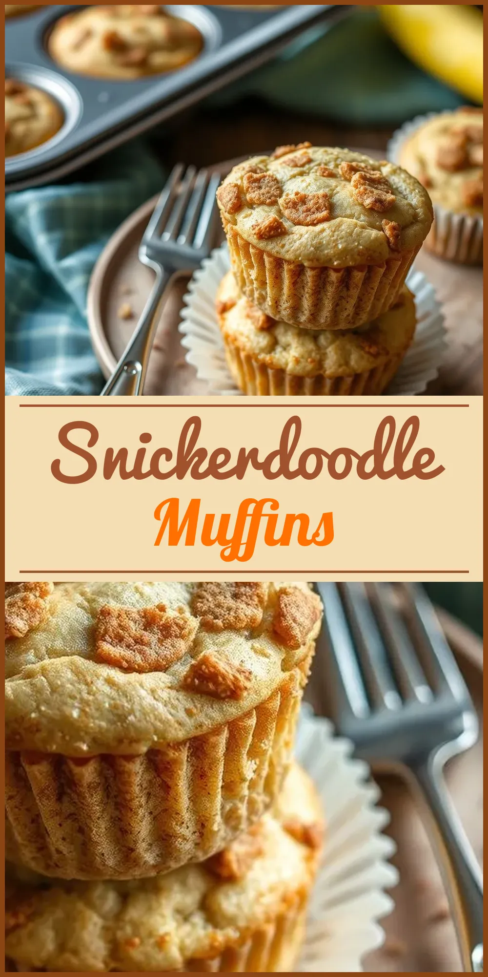 Snickerdoodle Muffins Vertical Photo