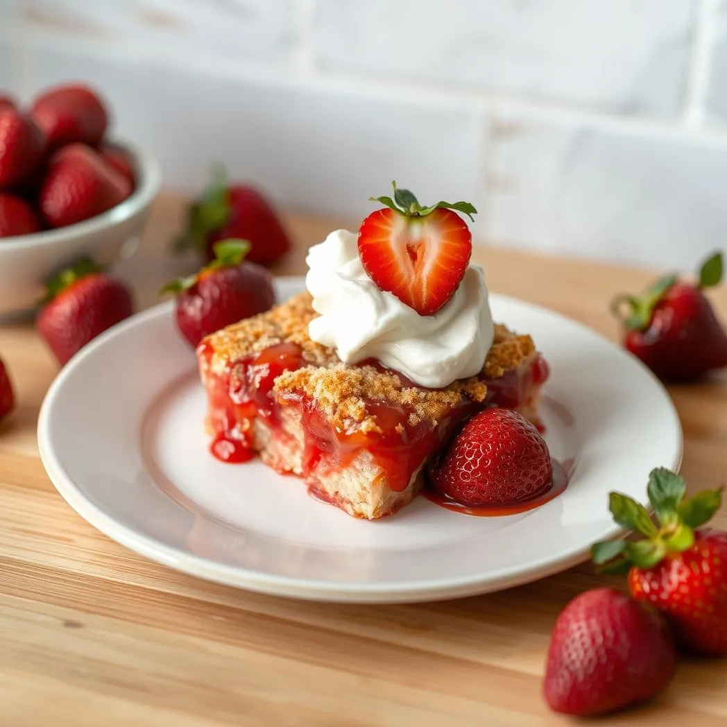 Strawberry Dump Cake