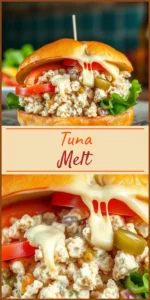 Tuna Melt Vertical Photo